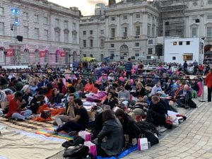 outside somerset house film screening